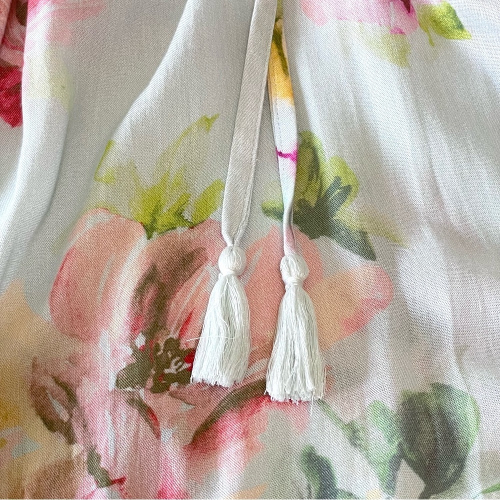 Cost Plus World Market Floral Maxi Dress - Pink and White - Picture 7 of 11